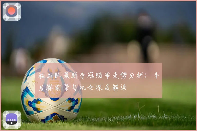 猛龙队最新夺冠赔率走势分析:季后赛前景与机会深度解读